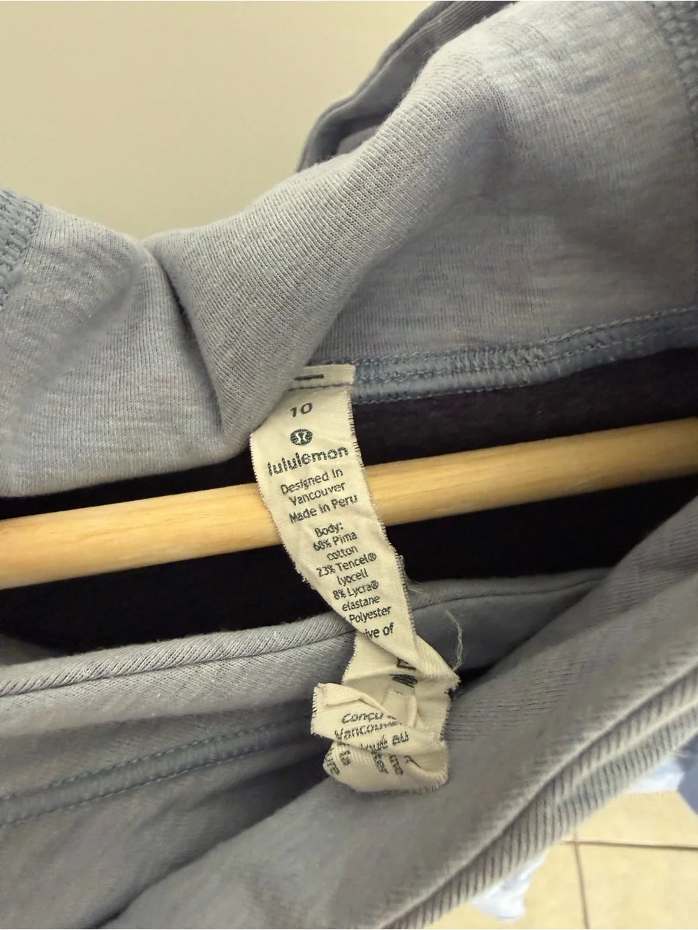 Lululemon Time Out Hoodie in Heathered Deep Indigo / Heathered Hydrangea Blue